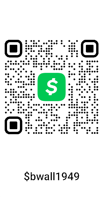 Cash App scan code for $bwall1949